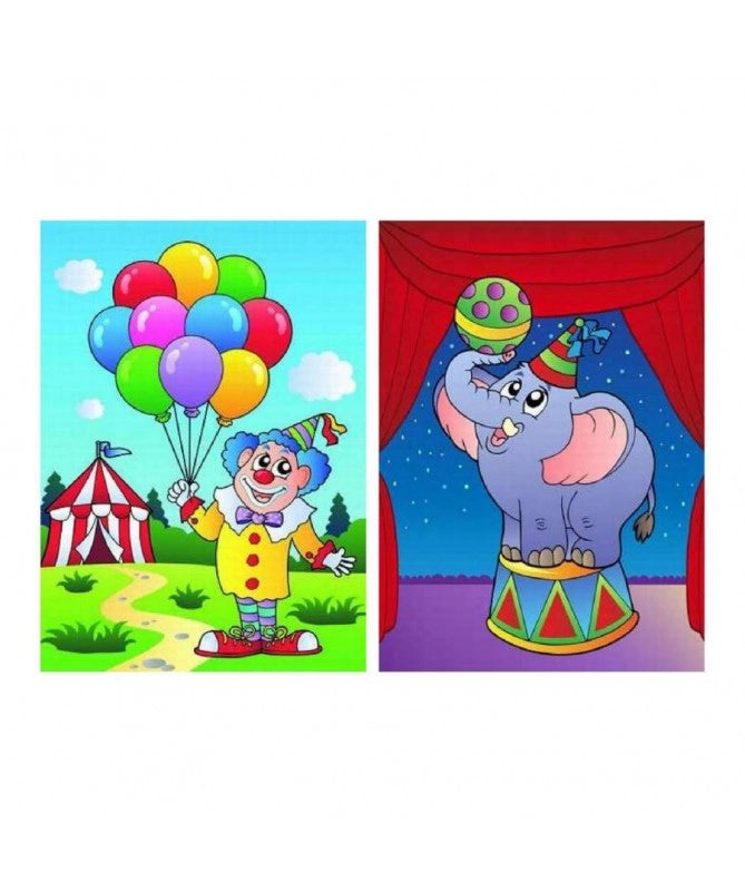 Quadro clown al circo