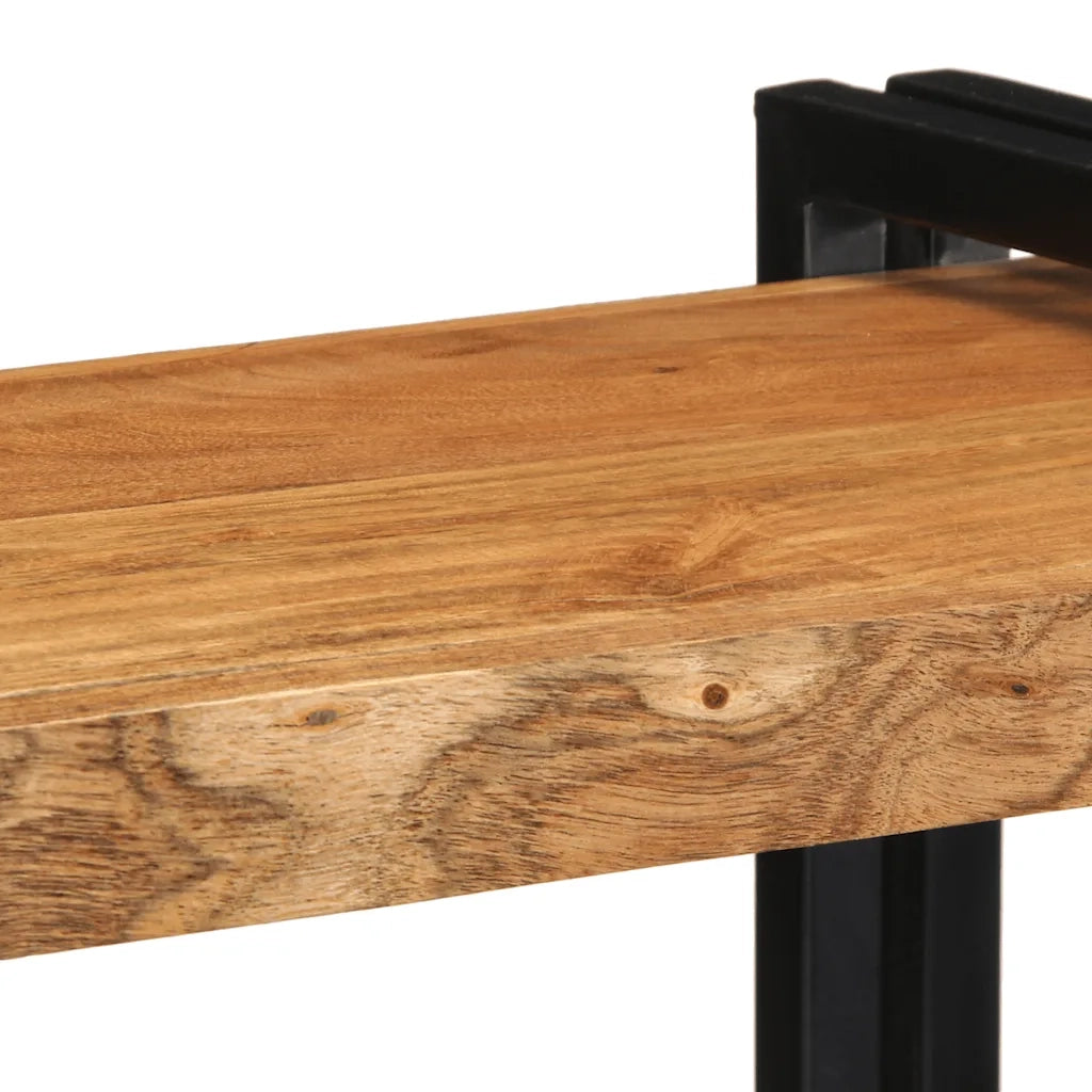 Mensola da Parete 70x33x35 cm Legno Massello di Acacia 4017484
