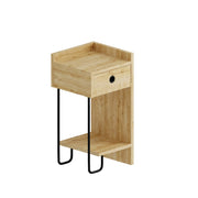 Comodino in legno "Sirius" 32 x 30 x 61 cm - Rovere