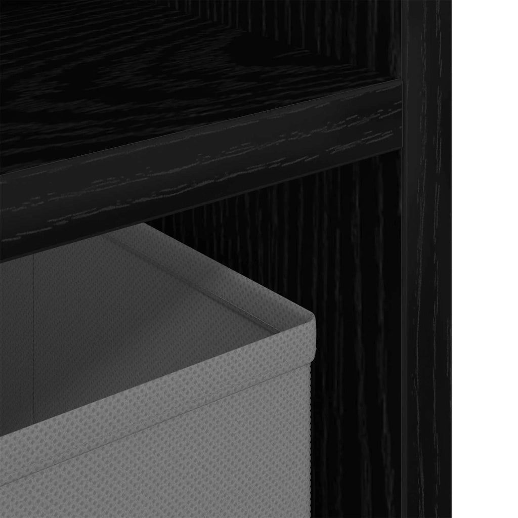 Lowboard con cassetto Rovere Nero 87 x 27,5 x 43 cm CFW5152364
