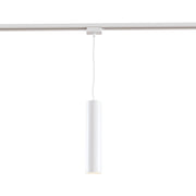Faretto a Sospensione per Sistema Illuminazione Binario 50W GU10 in Alluminio  Bianco