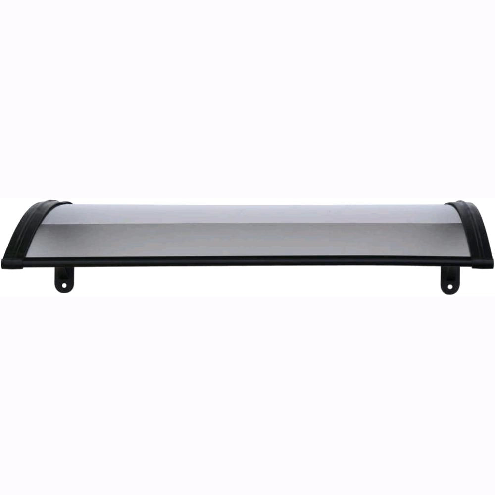 Pensilina in Policarbonato Compatto Satinato Trasparente Modulabile 100x80 cm