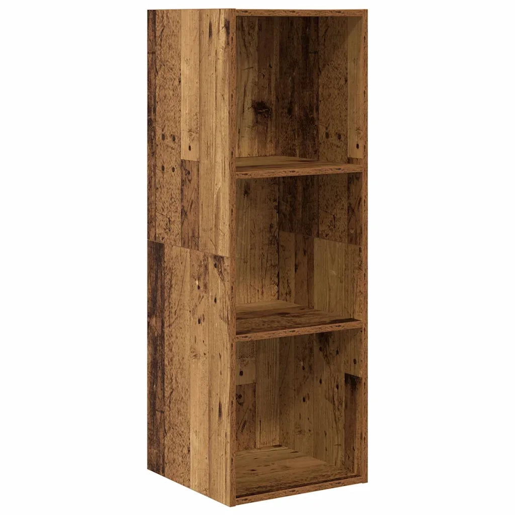 vidaXL Mobile TV da Muro Legno vecchio 37 x 37 x 107 cm
