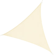 Tenda triangolare parasole per giardino ¨C zephmum ¨C crema 6x6x6m