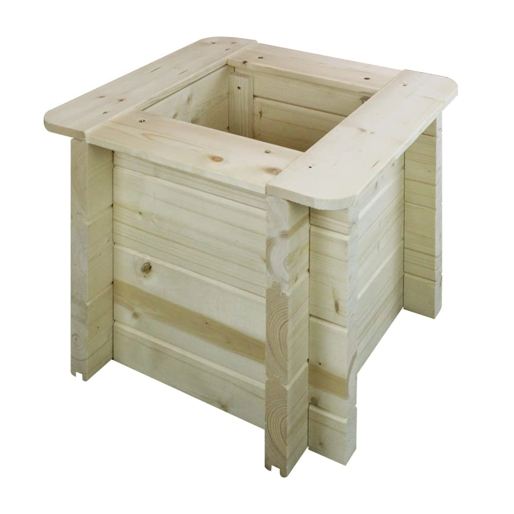 L?aiuola di giardino sopraelevata in legno - 38x38x35 cm - Timbela M610