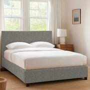 Dagenham, Letto Singolo Sfoderabile Made in Italy, Grigio Cenere