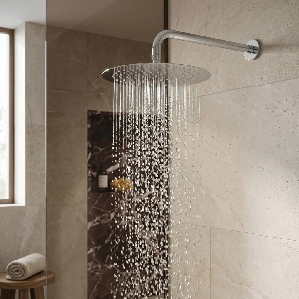 Soffione Doccia Rotondo Rea Js-p014 30cm Chrome