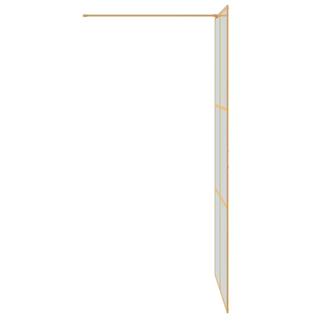Parete Doccia Walk-in Oro 100 x 195 cm vetro temperato