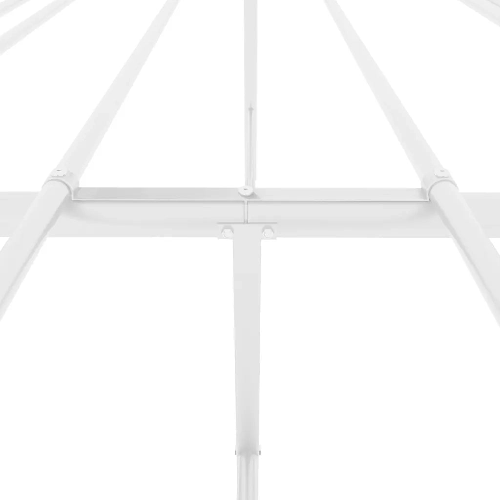 Giroletto-Struttura Letto in Metallo Bianco 120x200 cm 128514