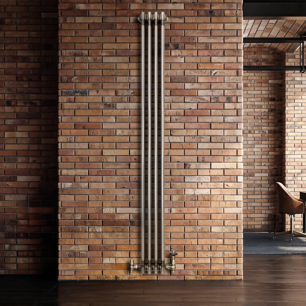 Radiatore 3 Colonne Verticale Metallo Grezzo 1800 x 200 mm TRV
