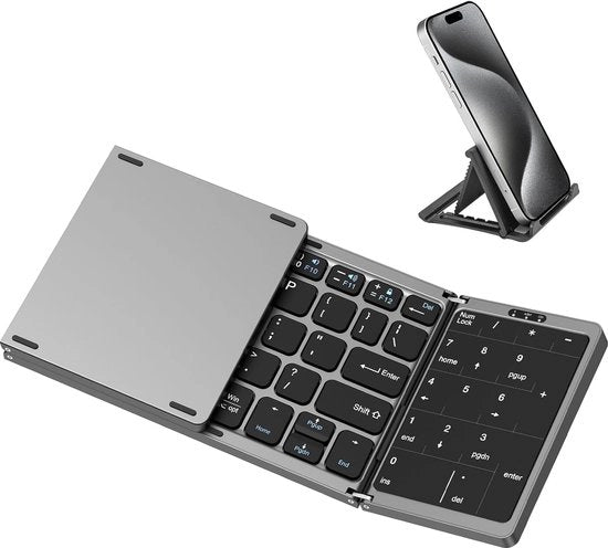 Tastiera - Opportuno - Bluetooth - Portatile - Ripiegabile - Tastiera Portatile