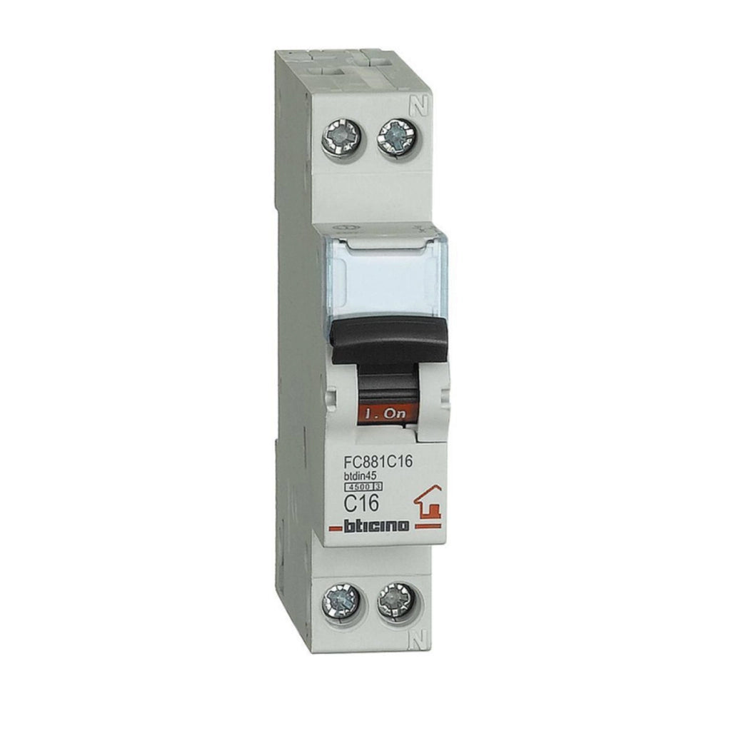 BTicino Inter. Magnetotermico 1 Din C 16A FC881C16
