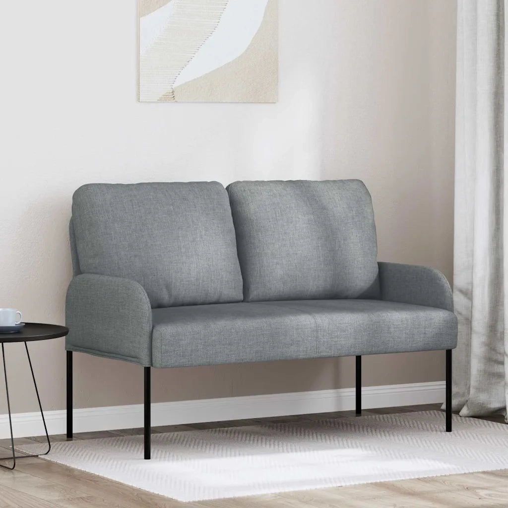 Divani con cuscino 110cm Grigio chiaro Legno compensato