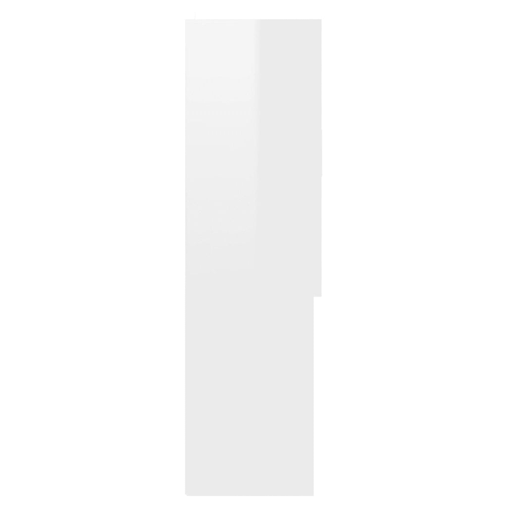Mobile per Lavatrice Bianco Lucido 70,5x25,5x90 cm 808392