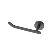 Porta rotolo carta igienica a muro in acciaio nero opaco Chic Black