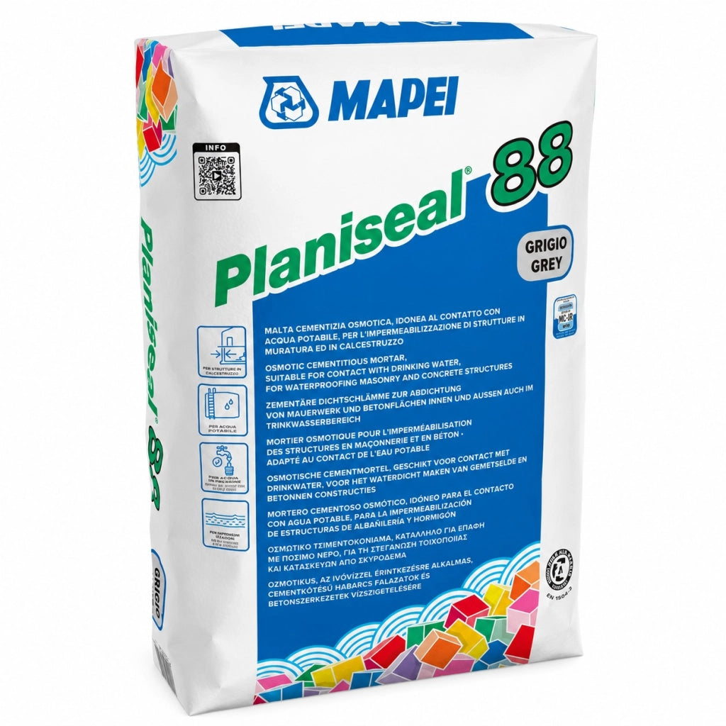 Cemento osmotico grigio planiseal 88 impermeabilizzazione murature 25 kg