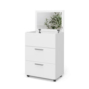 Vicco Tavolo da toeletta Bianco 65.8 cm con 2 cassetti