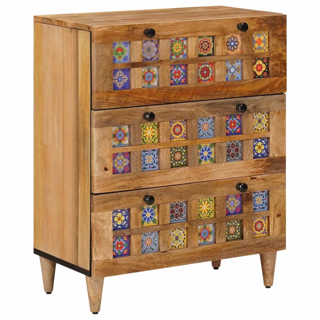 Credenza 3 pcs Naturale 60 x 33,5 x 75 cm 3310095