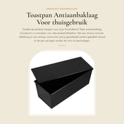 Antiaanbaklaag per Gietijzeren Pan - 1000g - 32,5x14x12cm - Resistent al Calore - Utensili da Cucina Sostenibili