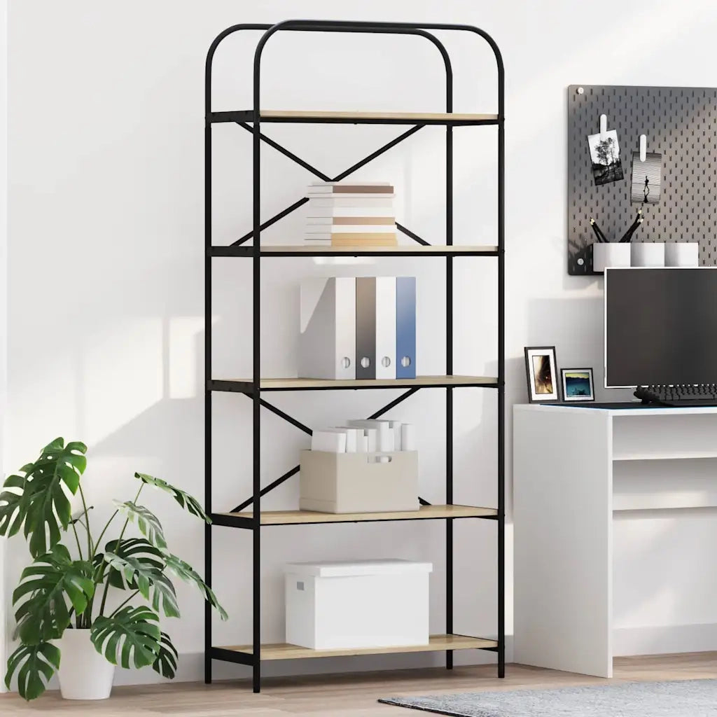 Libreria Rovere Sonoma 80 x 30 x 183 cm Legno multistrato