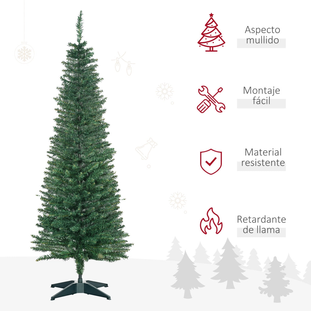 Albero di Natale Artificiale 150 cm Verde ¨C zephmum ¨C 294 Rami con Base Scomponibile