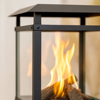 Stufa a Gas da Esterno Raven 8kW Riscaldatore a Propano con Copertura Nero