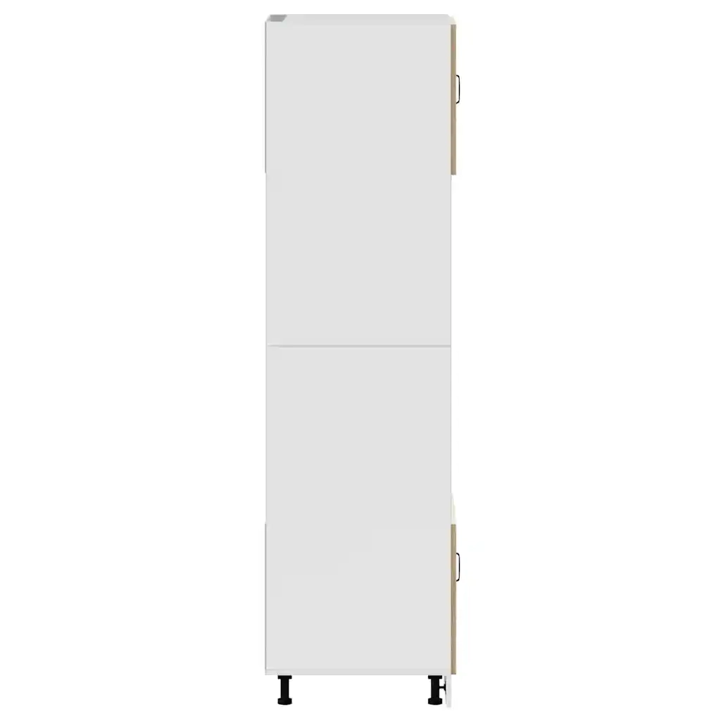 vidaXL Armadi Forno 2 pz Lucca Rovere Sonoma in Legno Multistrato