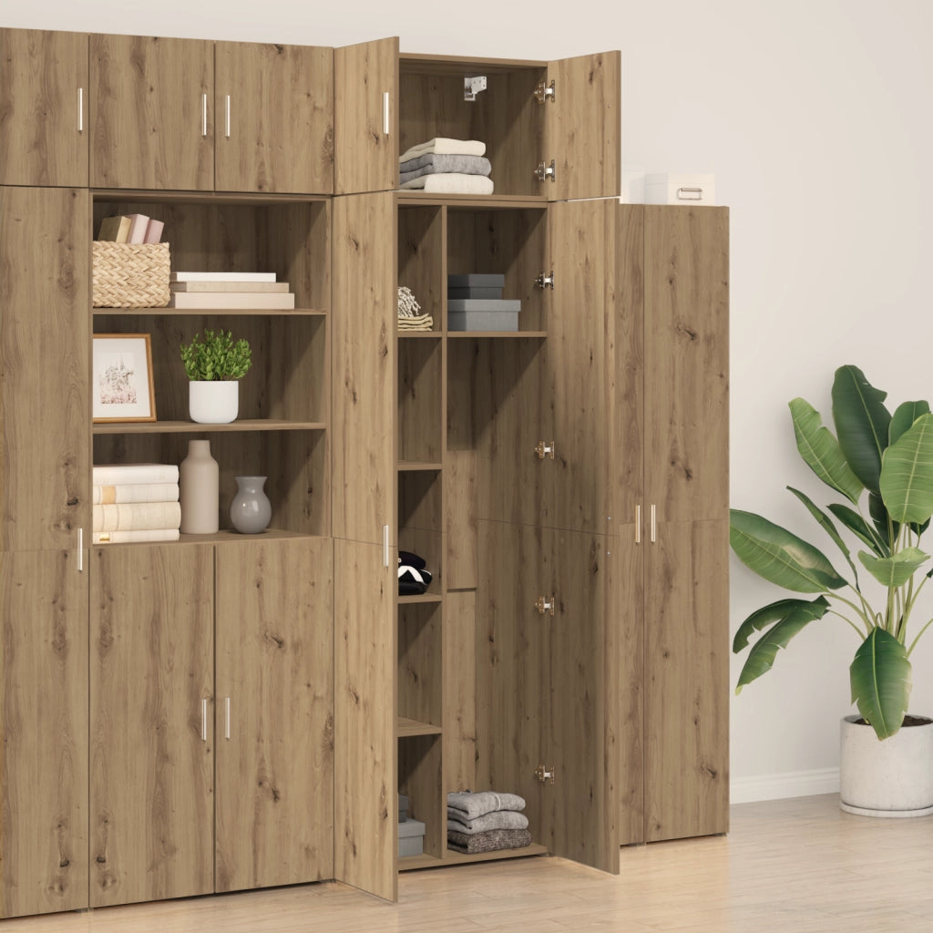 Credenza  Rovere Artigianale 70x42.5x225 cm Legno ingegnerizzato