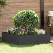 Bordura per Prato 100 x 100 x 35 cm Acciaio Nero 8008973