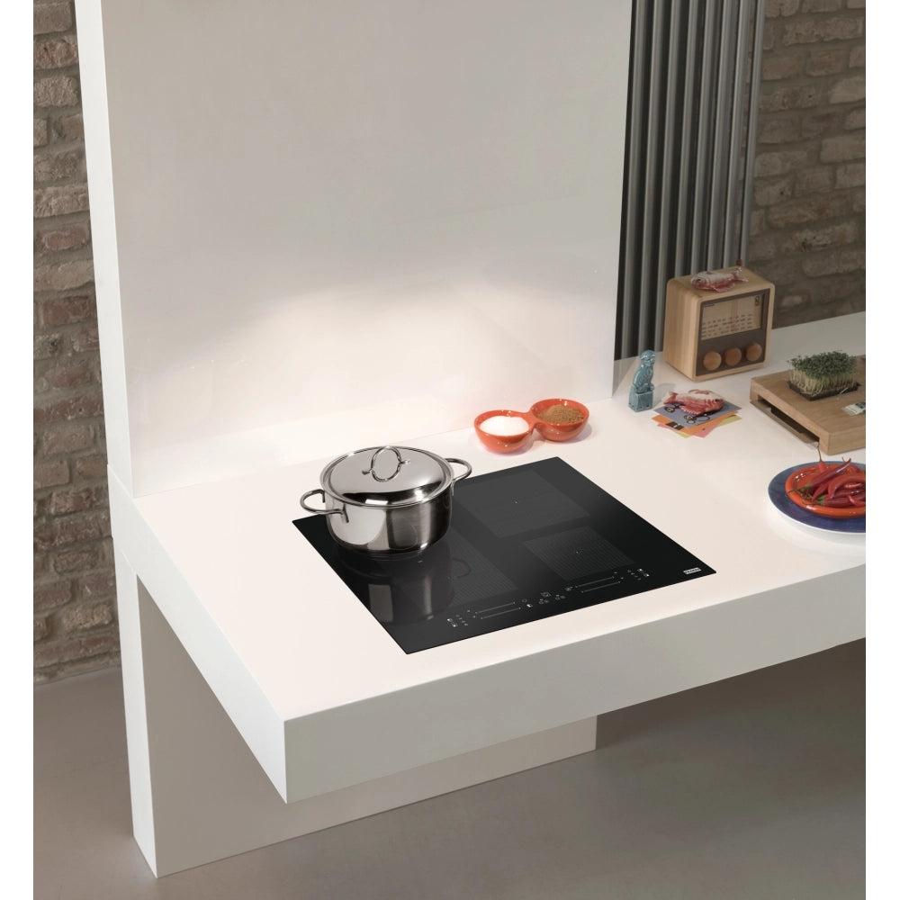 Franke maris fma 654 i f bk, piano cottura a induzione nero, 65cm, 18 livelli di potenza, linea maris