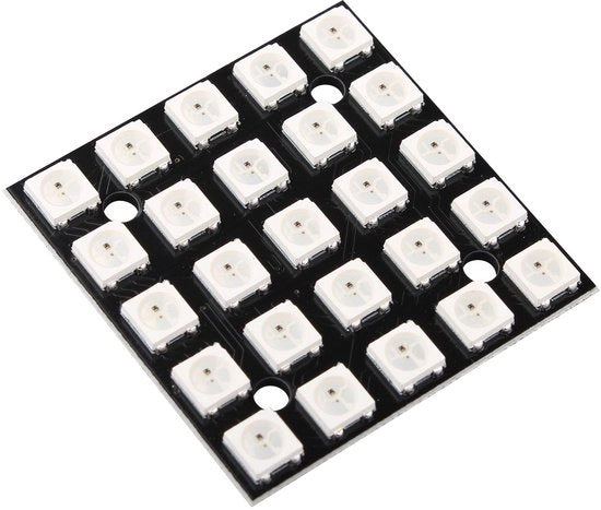 Pannello di Luce LED RGB 5050 - 25 Bit Driver di Colore per Progetti DIY con Arduino