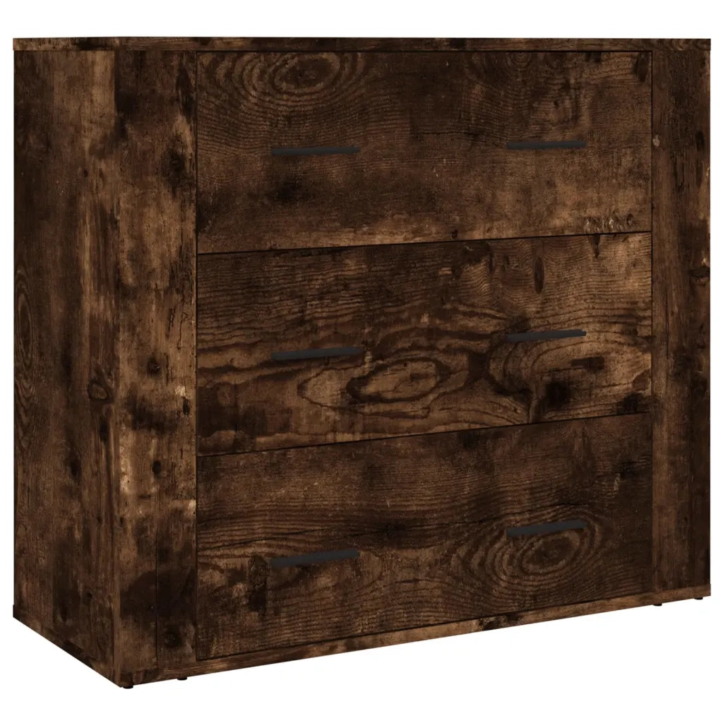 Credenza-Buffet-Armadio da cucina Rovere Fumo in Legno Multistrato 722528