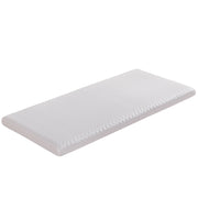 Materasso Ergonomico ¨C MINIMAL ¨C Bianco/Grigio, Tessuto a Nido d'Ape, H3, 90x200cm