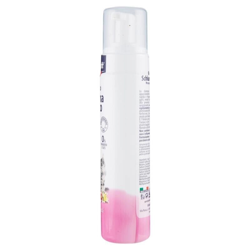 SHAMPOO SCHIUMA A SECCO PROFUMO FLOREALE PER CANI GATTI E CUCCIOLI 200 ML