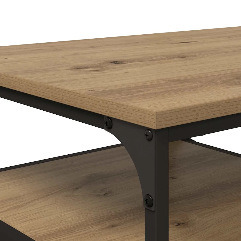 Tavolino da salotto Rovere artigianale 90 x 49 x 40 cm