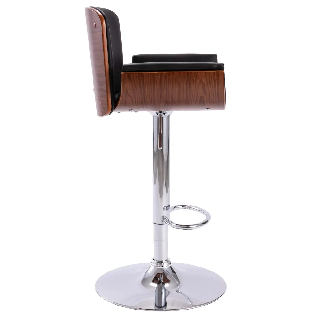 Sgabello da Bar Nero in Similpelle cod mxl 64345