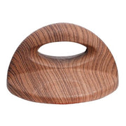 Trade Shop - Pomello Manopola Ricambio Per Coperchio Resistente Al Calore ø7cm Effetto Legno 607416 -