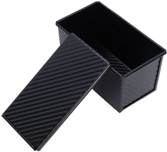 Forma per pane con rivestimento antiaderente - Rettilineo - Acciaio inossidabile - 21,5 x 12 x 11,2 cm - Sostenibile - Attrezzatura da forno - Forma per torta
