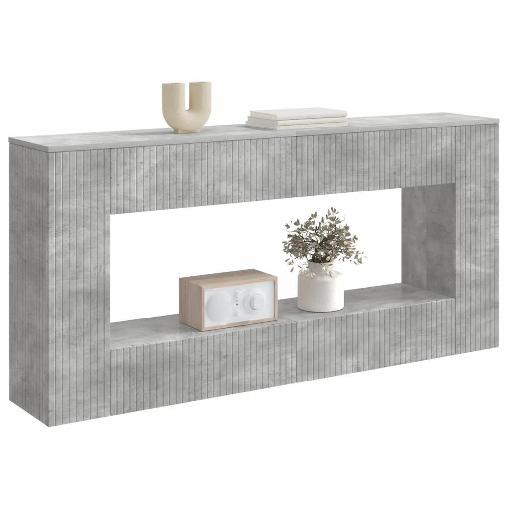 Tavolo consolle Grigio Cemento 155 x 29 x 74 cm 899889
