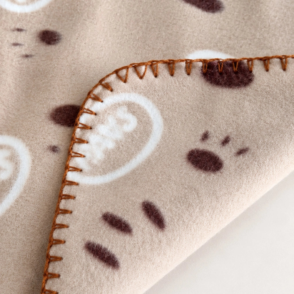 Set 6 Coperte per Cani e Gatti in Morbido Pile, Coperta Animali Lavabile e Riutilizzabile, Tappetino Proteggi Divano e Cuccia, 2 Misure 55x78 cm o 80x120 cm, 2 Colori Beige o Panna Beige - 80x120 cm