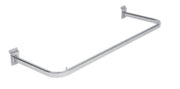Appendiabiti diritto portagrucce in tubo ovale cm. 90x30
