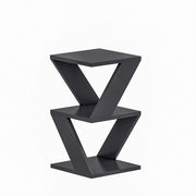 Tavolino laterale in legno "Albeni" - 30 x 30 x 50 cm - Antracite