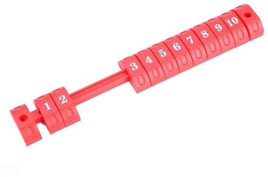 Contatori di Punti Calcio da Tavolo 2 Pezzi - Materiale Plastico - Leggero - Sostenibile - Facile da Installare - 10 Digits - Contatori di Punti