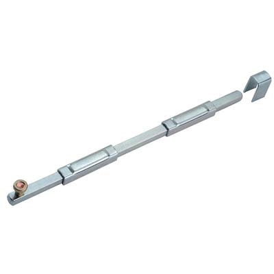 CATENACCIO A SALDARE VERTICALE 205 COMBI - ZINCATO MM 10X10 H.MM 500- 2 pezzi