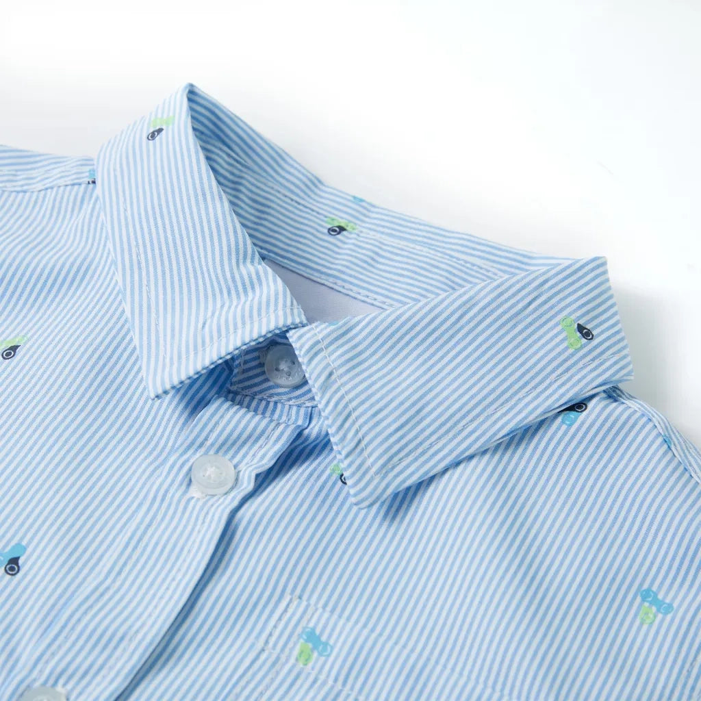 Camicia da Bambino Azzurra 92cod mxl 86576