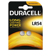 PILE PER L'ELETTRONICA 'LR54' Blister 2 Pezzi - 10 pezzi- DURACELL