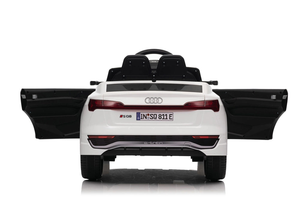 Macchina Elettrica per Bambini Licenza Ufficiale Audi SQ8 12V 4,5Ah Bianco