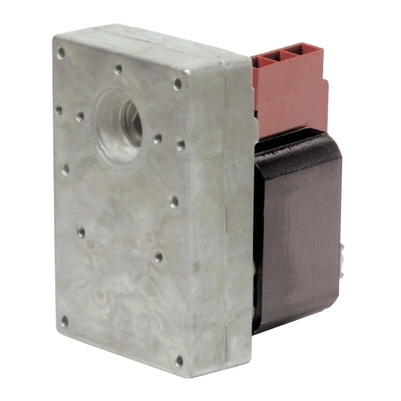 Ricambistufeapellet Motoriduttore Kenta per Stufe a Pellet K9177315, Velocità 5rpm, Senso di Rotazione Oraria, Pacco Lamellare 40mm, Albero Cavo Ø 8,5mm, Spianatura Doppia