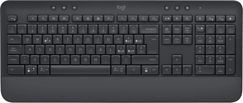 Logitech signature k650 tastiera ufficio bluetooth qwerty italiano grafite - 920 010915