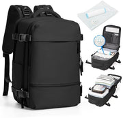 Borsa a vuoto per viaggio con sistema di compressione per donne, zaino a vuoto con sacco a rete per viaggi, borsa a vuoto con pompa per viaggi, borsa a vuoto impermeabile per uomini